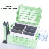 Pandora Çift Katlı Ekstra Dayanıklı Profesyonel Balıkçı Kutu Çanta PB14 43.5x23x28 cm - 1