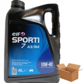 Elf Sporti 7 10W-40 Acea A3/B4 Sentetik Motor Yağı 4 x 4 L thumbnail 1