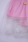 Babyhola 3-12 Ay %100 Pamuk Güpürlü İp Askılı Elbise Badi Body 3019 - 8