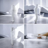 Rosa 4 Adet Plastik Sehpa Ayağı 40 cm Beyaz Renk Orta Ayak Zigon Sehpa Mobilya Masa Ayakları Beyaz thumbnail 7