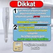 Rosa 4 Adet Plastik Sehpa Ayağı 40 cm Beyaz Renk Orta Ayak Zigon Sehpa Mobilya Masa Ayakları Beyaz thumbnail 2