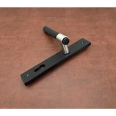 Punch Mat Siyah İnox Lüx Aynalı Çelik Kapı Kolu Sol Basar Tek Yön thumbnail 5