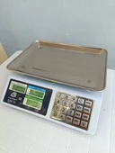 40 KG PİLLİ VE ŞARJLI-FİYAT HESAPLAMALI VE SAYIM ÖZELLİKLİ TERAZİ-METAL PANEL TARTI-2 YIL GARANTİLİ - 4