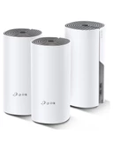 TP-Link Deco E4 (3-Pack), AC1200 Mbps, Dual-Band, 10/100Mbps Portları, 100 Cihaza Kadar Bağlanılabilirlik, 370 m2 - 1