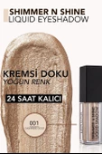 Flormar Metalik Likit Göz Farı (ALTIN) - Shimmer & Shine Liquid Shadow - 001 Cashmere Gold - 8682536002592 - 1