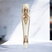 Rosa 4 Adet Plastik Sehpa Ayağı 40 cm Krem Kahverengi Renk Orta Ayak Zigon Sehpa Mobilya Ayakları thumbnail 8