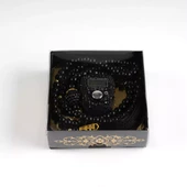 Boncuklu Zikirmatik + Tesbih Hediye Seti (Siyah) - 1