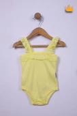 Babyhola Kız Bebek Dantel Fırfır Askılı Badi 3310 - 1