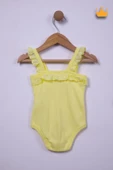 Babyhola Kız Bebek Dantel Fırfır Askılı Badi 3310 - 5