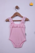 Babyhola Kız Bebek Dantel Fırfır Askılı Badi 3310 - 11