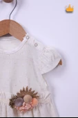 Babyhola Kız Bebek Bayramlık Çiçek Detaylı Elbise 229203 - 2