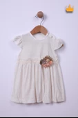 Babyhola Kız Bebek Bayramlık Çiçek Detaylı Elbise 229203 - 1