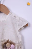 Babyhola Kız Bebek Bayramlık Çiçek Detaylı Elbise 229203 - 7