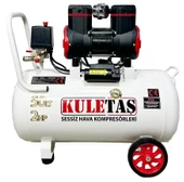 Kuletaş 50 Litre 2 HP Sessiz Premium Kafa Hava Kompresörü - 1
