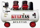 Kuletaş 100 Litre 4 HP Sessiz Premium Kafa Hava Kompresörü - 1
