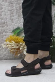 Fort 171241 Kahve Rahat Esnek Anatomik Erkek Sandalet - 3
