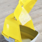 RENETİC Sarı Kapalı Kedi Tuvaleti - 2