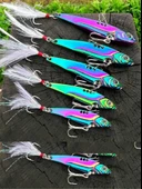 Eagenset Yapay Yem 15gram / 6,8 c.m Çok Renkli Spin, Rapala, Jig Yem, Zoka Yem, Alabalık, Çinekop, Levrek, Lüfer, Palamut, Zargana, Turna, Zoka Yem - 4
