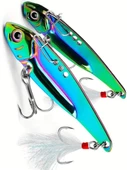 Eagenset Yapay Yem 15gram / 6,8 c.m Çok Renkli Spin, Rapala, Jig Yem, Zoka Yem, Alabalık, Çinekop, Levrek, Lüfer, Palamut, Zargana, Turna, Zoka Yem - 2