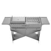 Kamp Ayısı® GrillHero™ Çantalı Katlanır Taşınabilir Modüler Kamp Barbekü İstasyonu - Bagaja Sığar - 1