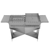 Kamp Ayısı® GrillHero™ Çantalı Katlanır Taşınabilir Modüler Kamp Barbekü İstasyonu - Bagaja Sığar - 6