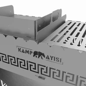 Kamp Ayısı® GrillHero™ Çantalı Katlanır Taşınabilir Modüler Kamp Barbekü İstasyonu - Bagaja Sığar - 11