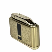 İbelo Tarz Çelik Depo Çakmak Siyah Mineli Altın Renk - 2