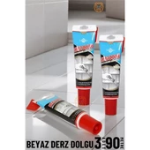 ModaCar Beyaz Derz Dolgu Macunu 3 Tüp 90 Metre Hatfix - 1