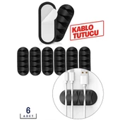 ModaCar Masa Kenarı Kablo Fiş Tutucu 6 ADET Delapia Design - 1