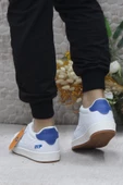 M.P 242 2058 Beyaz Mavi Rahat Orijinal Ürün Sneaker Erkek Ayakkabı thumbnail 4