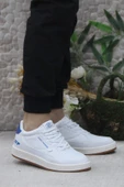 M.P 242 2058 Beyaz Mavi Rahat Orijinal Ürün Sneaker Erkek Ayakkabı thumbnail 1