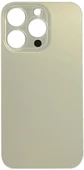 iPhone 14 Pro Uyumlu Arka Pil Batarya Kapak Gold - 1