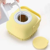 Petinka Masaj Etkili  Yumuşak Silikon Malzemeli Esnek Jel Hazneli Banyo Duş Kese Lifi - 4