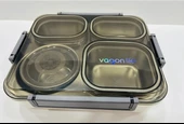 Vagonlife VGN7080 S/S Lunch Box 1200ml Gri - 2