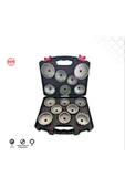 Wossen 41600 1/2 15 Parça Tas Tipi Yağ Filtre Sökme Seti Takımı - 1