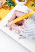 Deep Kalem + Defter + Min + Silgi Hediye Seti - Doğa Serisi - 7