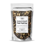 Zerdeçal Zencefil Tulsi Yeşil Çay 40 gr (1. Kalite) - 1