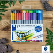 STAEDTLER KECELI KALEM CIFT TARAFLI 72 LI 3200 TB7 - 3