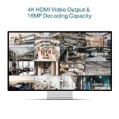 Tp-Link VIGI NVR2016H-16P 16 Kanal NVR (H.265+4K (2CH 8MP-16CH 1MP) PoE 90W thumbnail 6