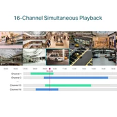 Tp-Link VIGI NVR2016H-16P 16 Kanal NVR (H.265+4K (2CH 8MP-16CH 1MP) PoE 90W thumbnail 7