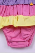 Babyhola Kız Bebek Bandanalı Elbise Badi 5435 - 4