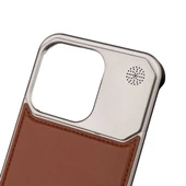 iPhone 15 Pro Max Kılıf Magsafe Şarj Özellikli Mekanizmalı Koku Hazneli Mostar Kapak - 10