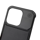 iPhone 15 Pro Kılıf Magsafe Şarj Özellikli Mekanizmalı Koku Hazneli Mostar Kapak - 4