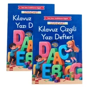 2024 yeni müfredat klavuz çizgili güzel yazı defteri 2 adet büyük boy (19x27 cm ) 48 sayfa - 1