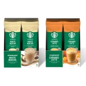 Starbucks Premium Serisi 2 x 10 lu / Caramel Latte - White Mocha - 1