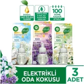 Air Wick Air Wick Elektrikli Oda Kokusu Yedek Şişe Seti X3 ( 1 Bahar Çiçekleri - 1 Temizliğin Esintisi - 1 Lavanta ) - 1