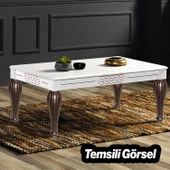 Pırlanta Plastik Sehpa Ayağı 30 cm Ahşap Desen 1 Adet Mobilya Orta Sehpası M8 Civatalı Ayak Ayaklar thumbnail 5