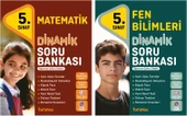 Tudem 2025 5. Sınıf Matematik + Fen Bilimleri Dinamik Soru Bankası Seti 2 Kitap Yeni Müfredat - 1