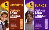 Tudem 2025 5. Sınıf Matematik + Türkçe Dinamik Soru Bankası Seti 2 Kitap Yeni Müfredat - 1