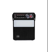 Nns NS-2730LS Solar Güneş Panelli Radyolu Bluetooth Hoparlör LED Fenerli Kamp Lambası 2xAmpul - 3
